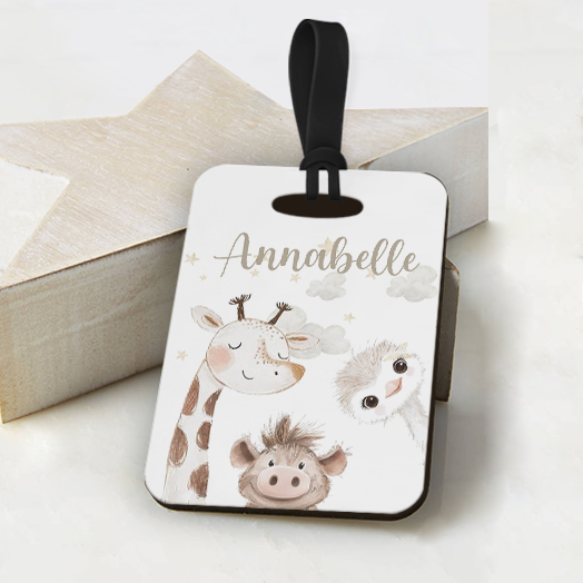 Baby Animals Luggage Tag