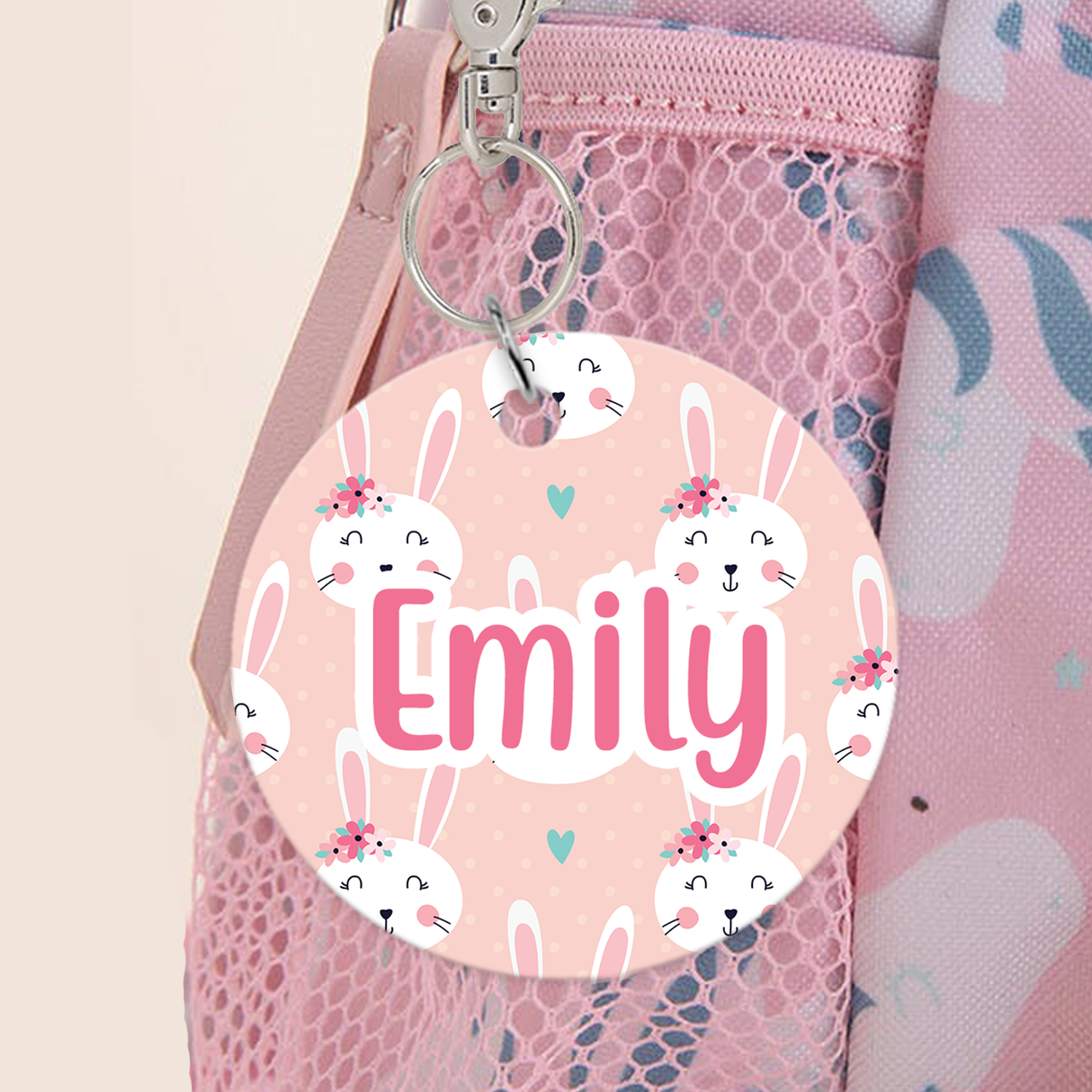 Bunny Rabbit Bag Tag