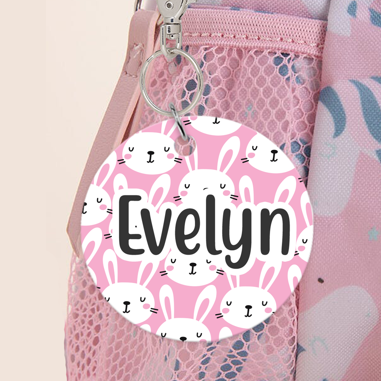 Bunny Rabbit Bag Tag