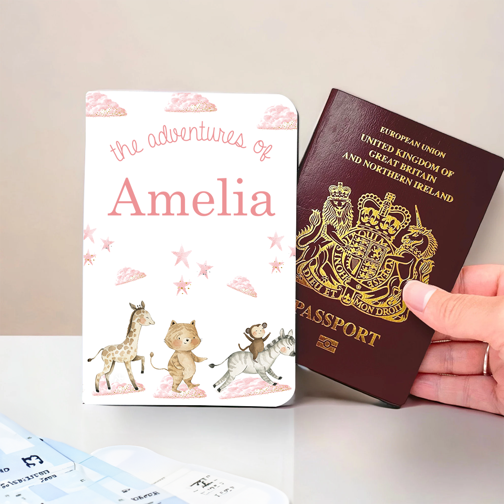 Baby Animals Passport Holder
