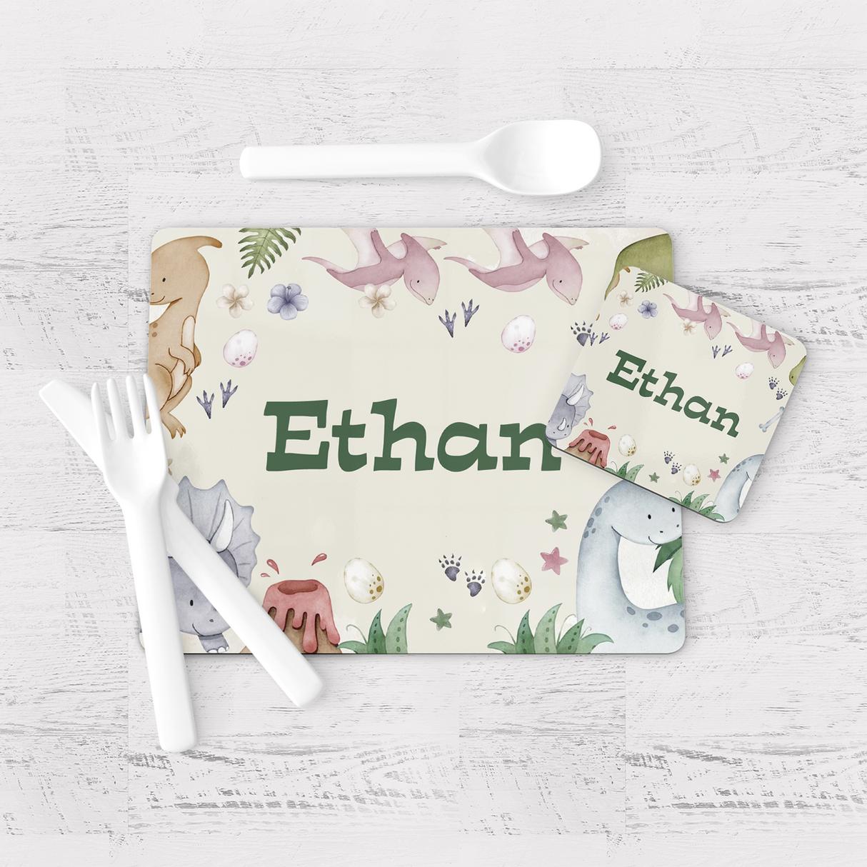 Dinosaur Placemat & Coaster