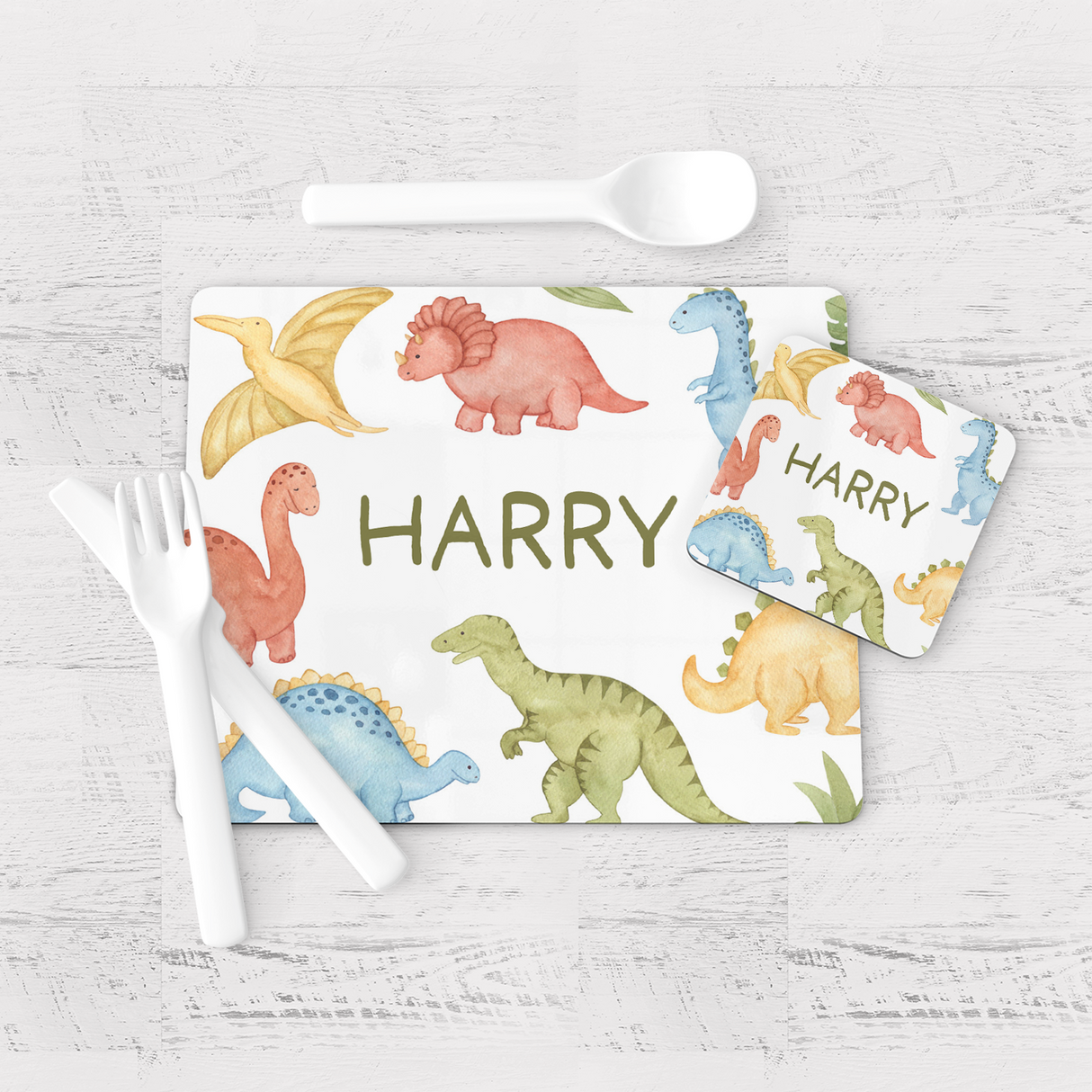 Dinosaur Placemat & Coaster