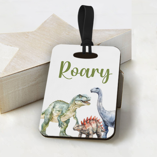 Dinosaur Luggage Tag