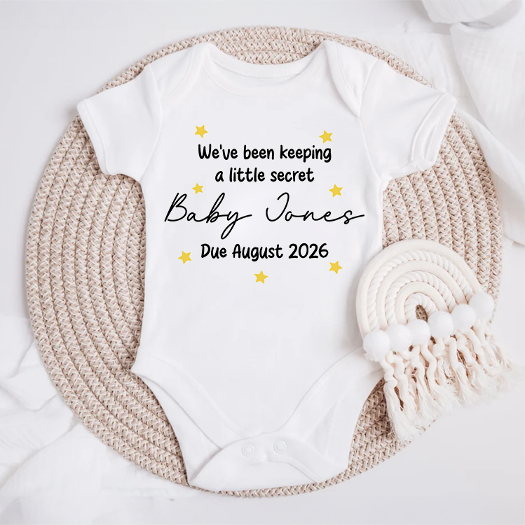 We've Been Keeping A Little Secret Baby Grow