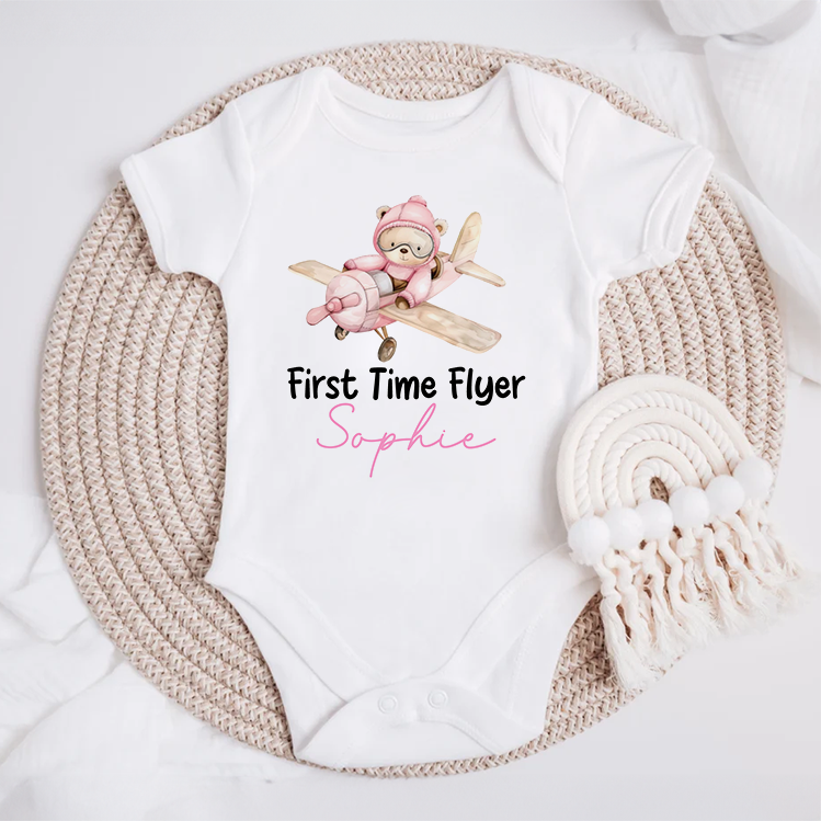 First Time Flyer Baby Grow