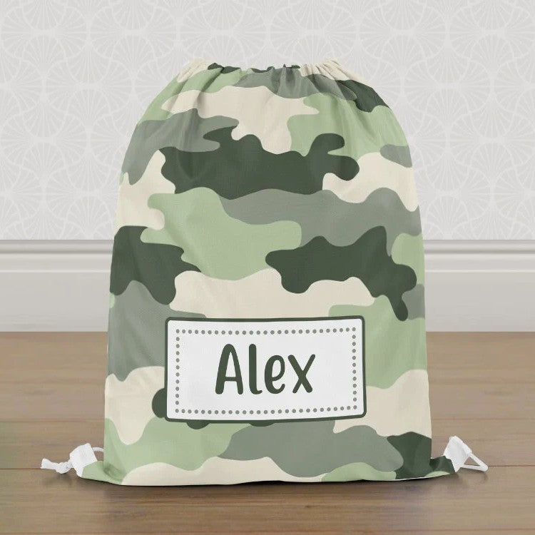 Green Camo PE Bag