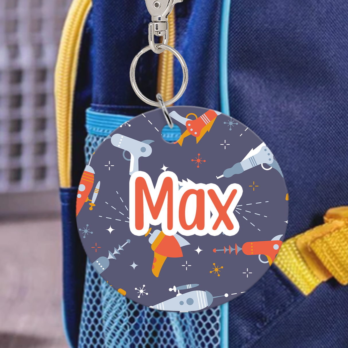 Laser Blaster Bag Tag