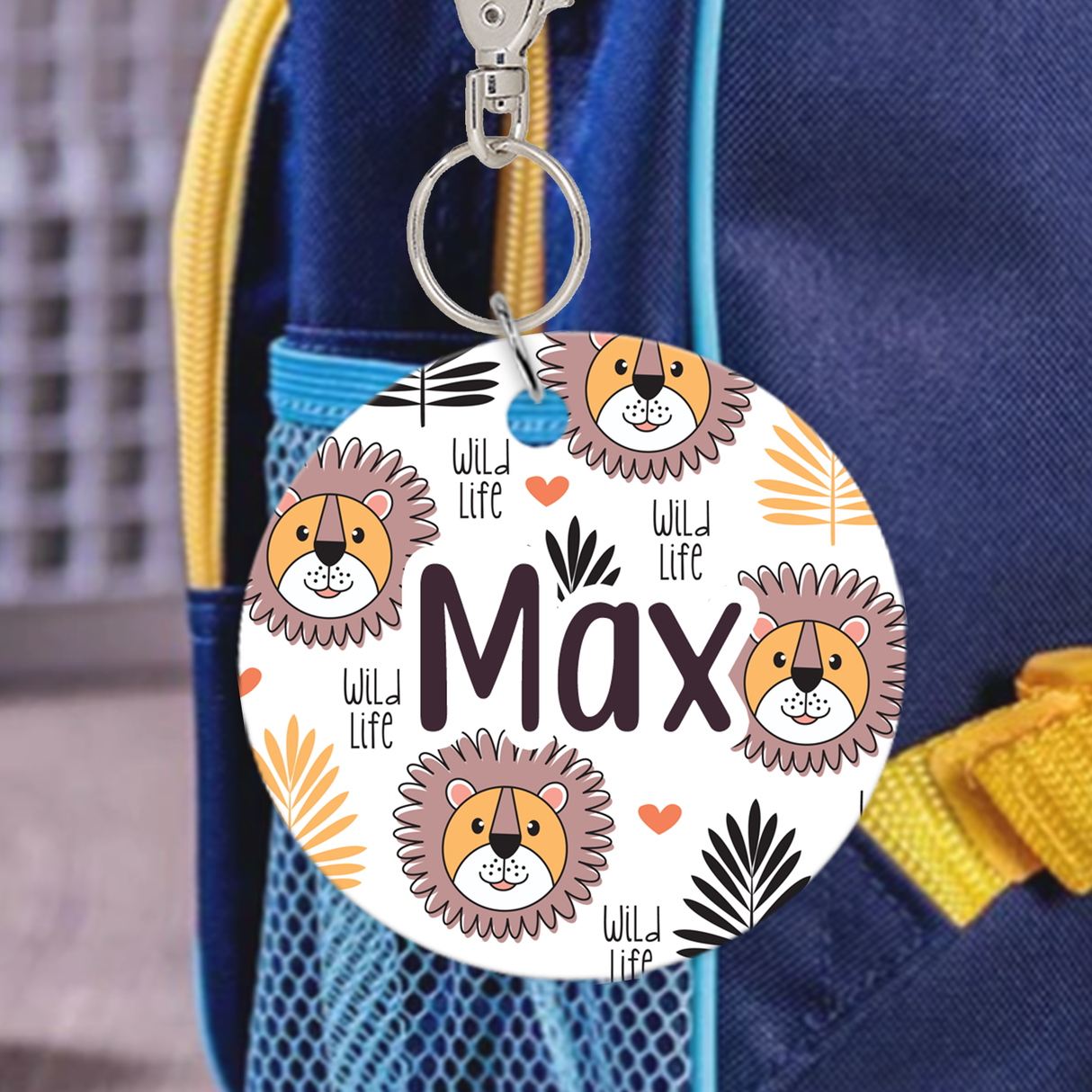 Lion Adventure Bag Tag