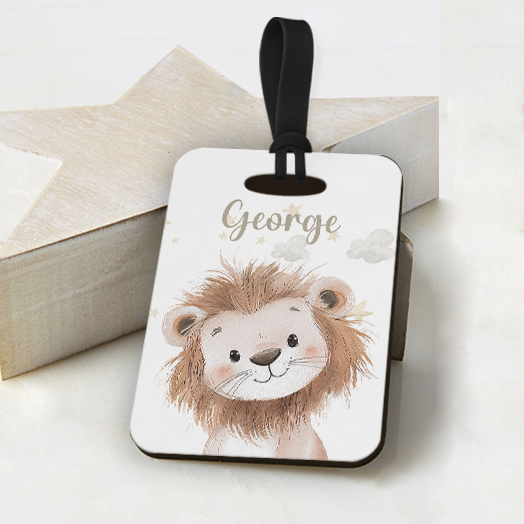 Baby Lion Luggage Tag