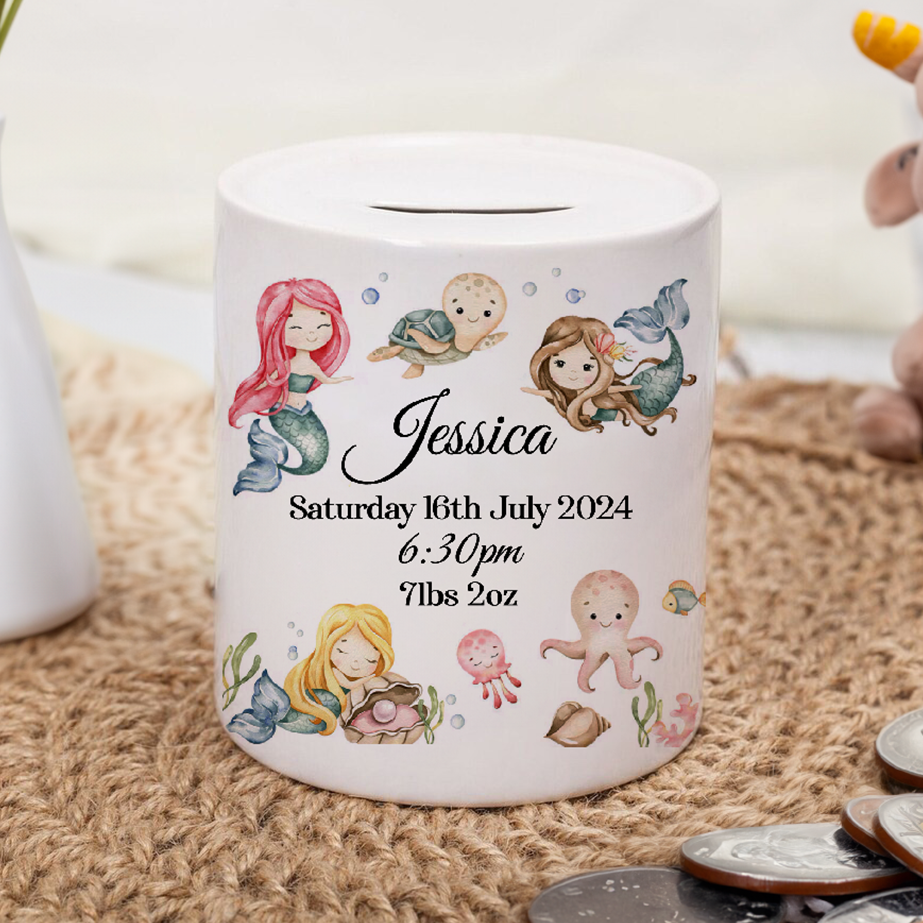 Mermaid Money Box
