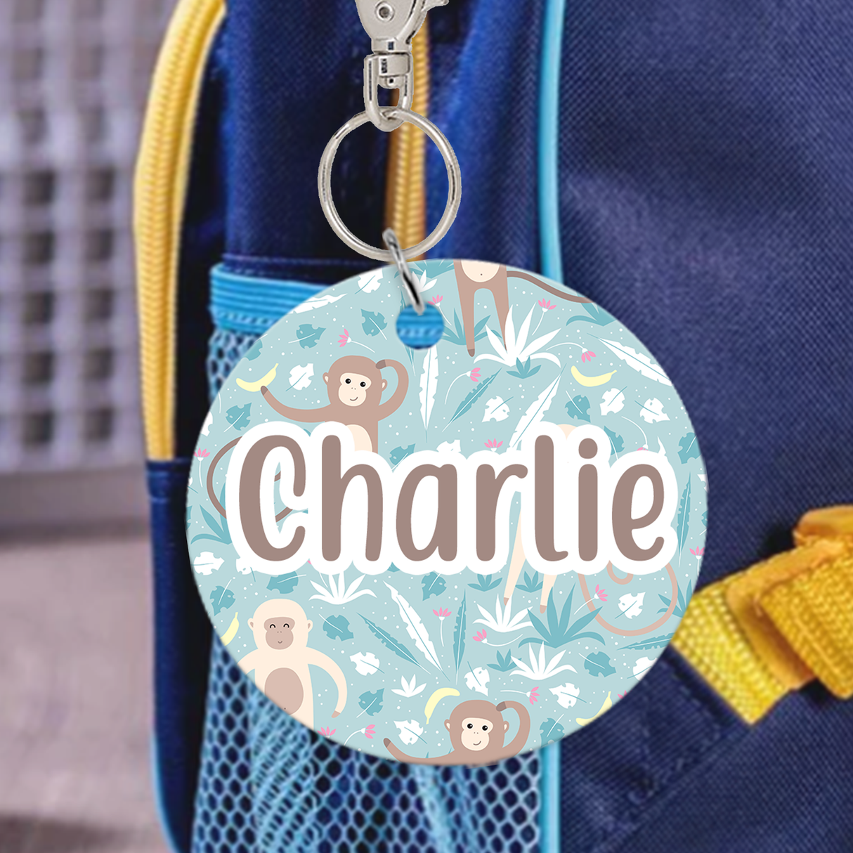 Monkey Adventure Bag Tag