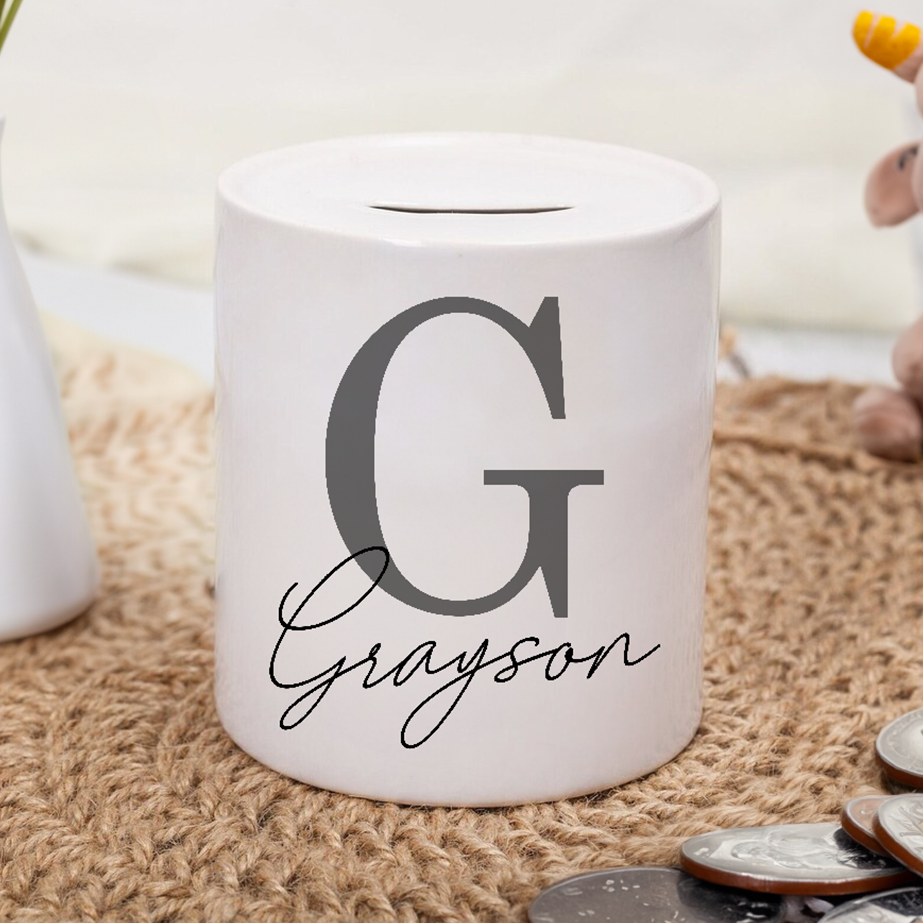 Name & Initial Money Box