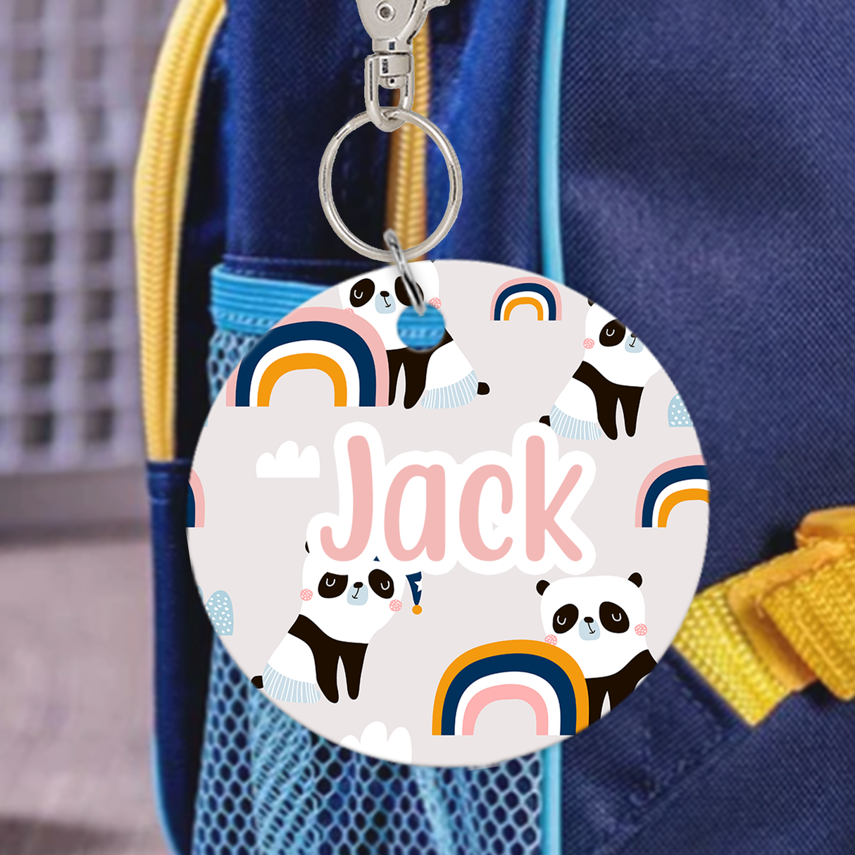 Sleepy Panda Bag Tag