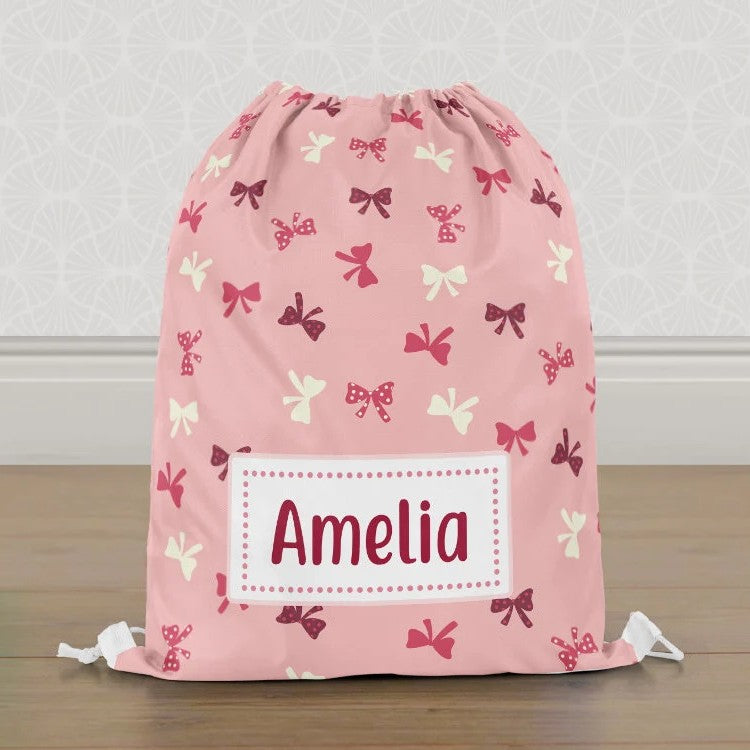 Pink Bows PE Bag