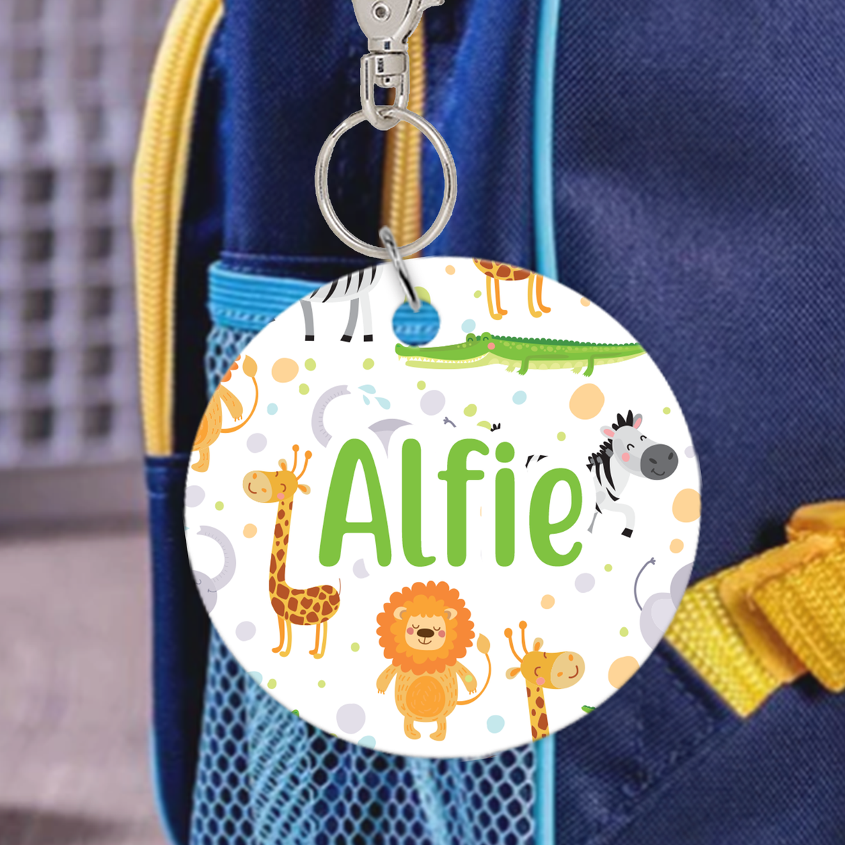 Safari Friends Bag Tag