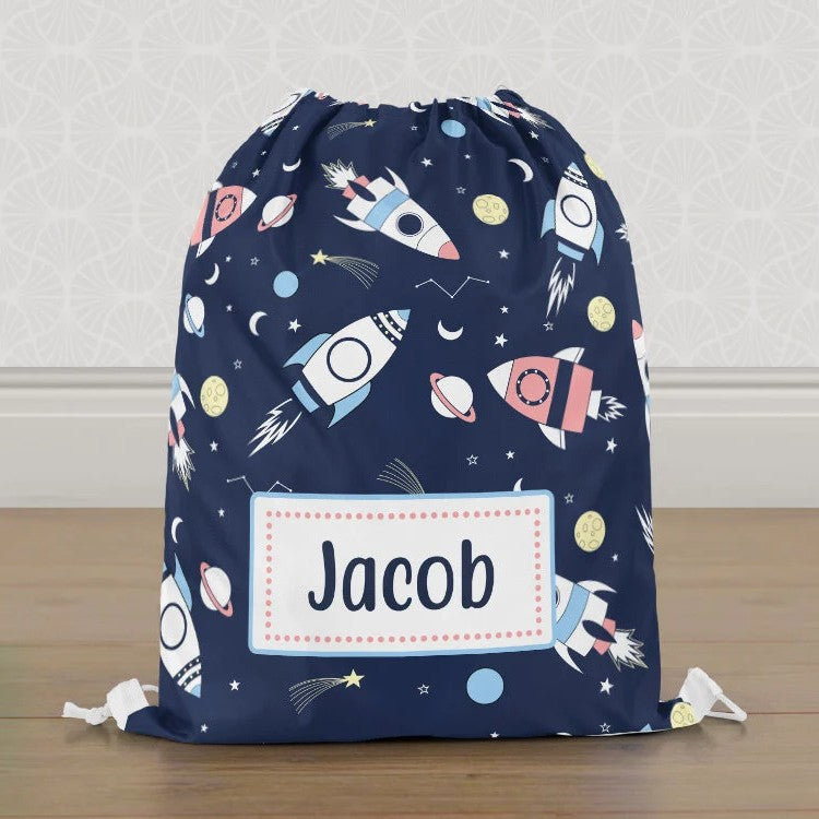 Space Rocket PE Bag