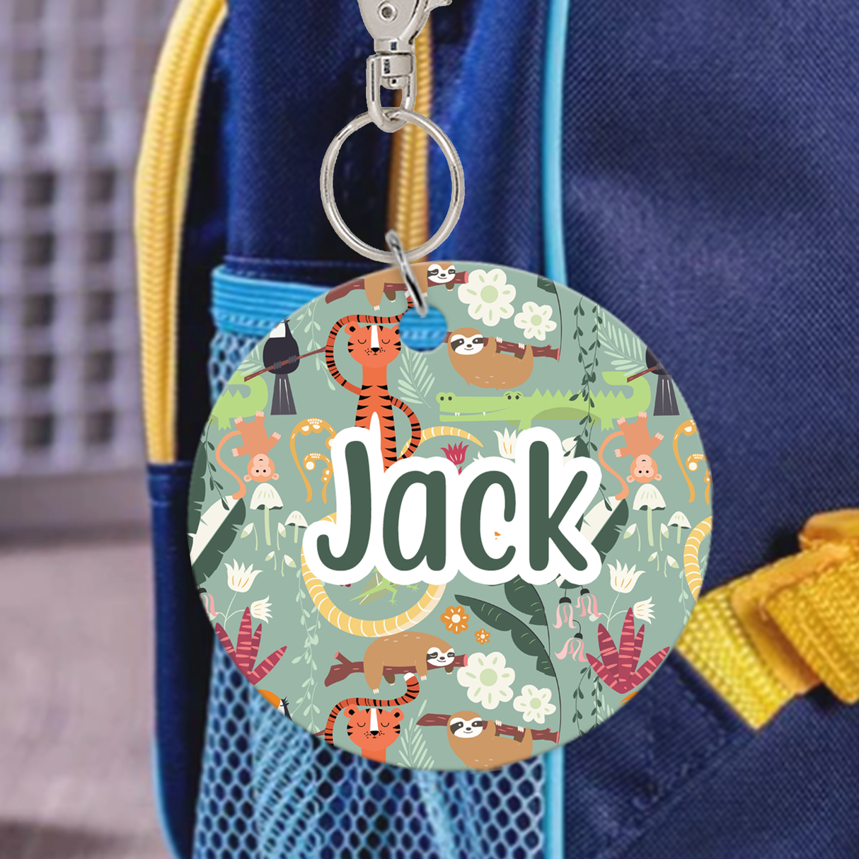 Rainforest Friends Bag Tag