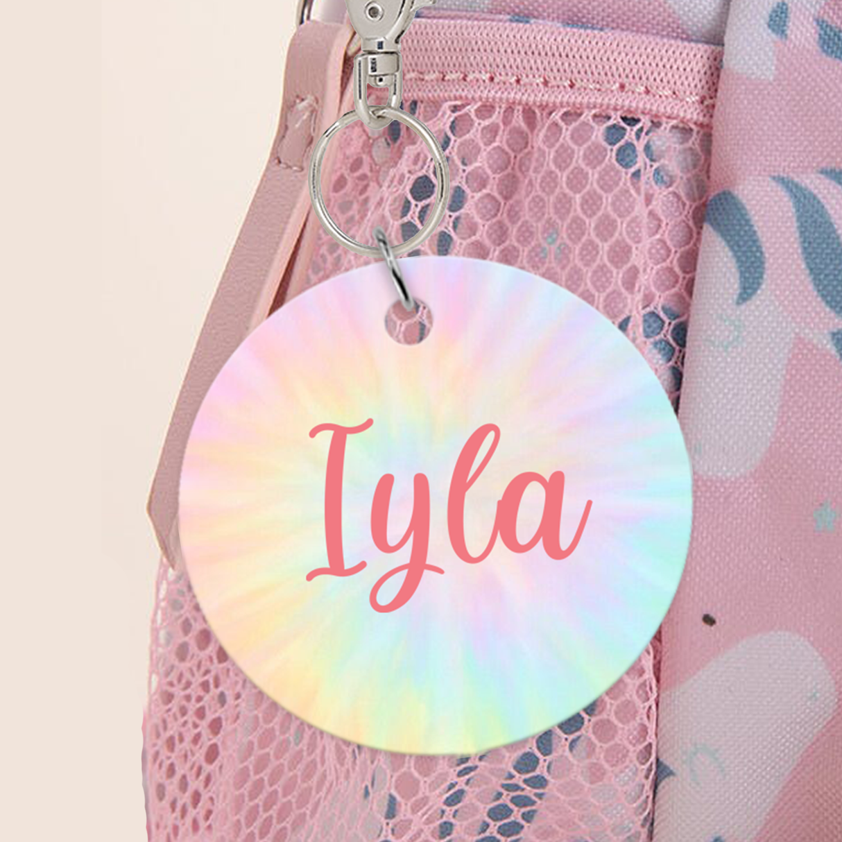 Tye Dye Bag Tag
