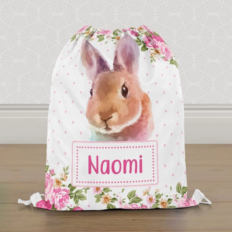 Watercolour Bunny PE Bag