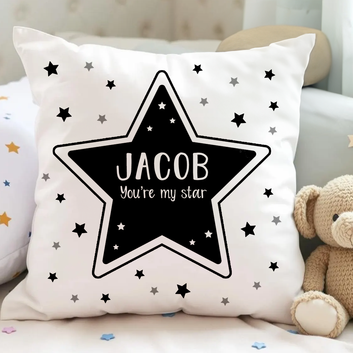 Personalised You're My Star Cushion - Kids Custom Pillow