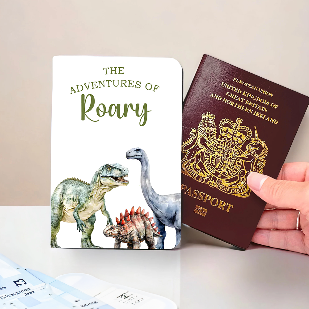 Dinosaur Passport Holder