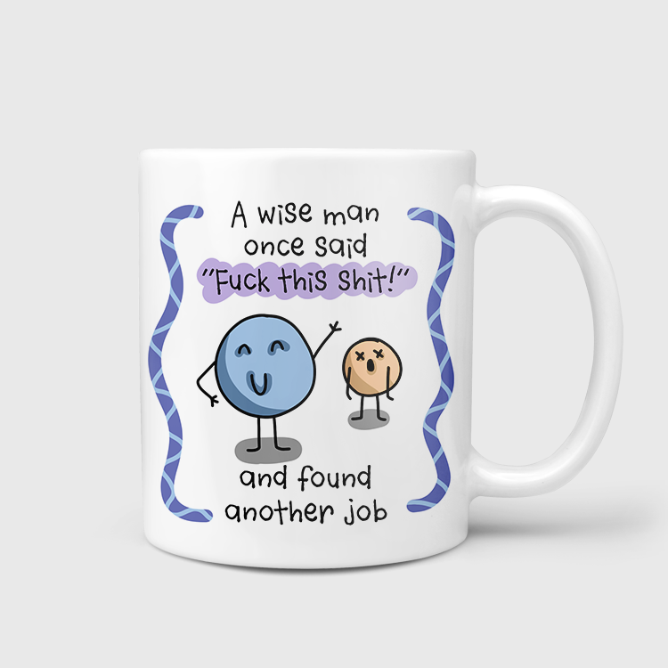 A Wise Man Said Fuck This Shit & Found Another Job Mug