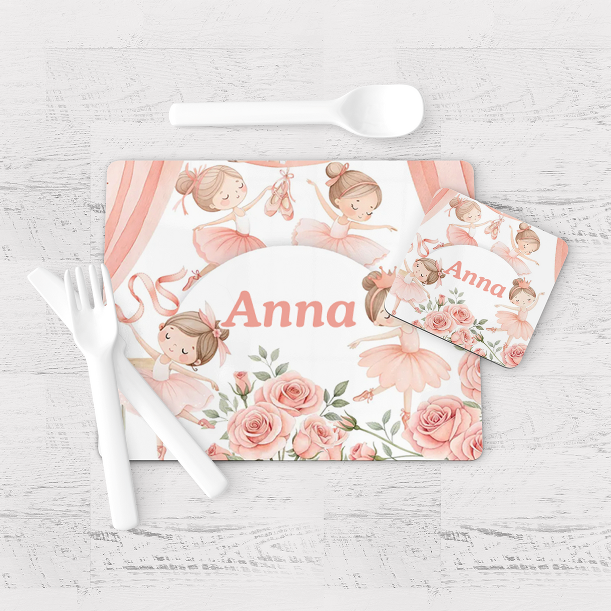 Ballerina Placemat & Coaster