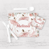 Ballerina Placemat & Coaster