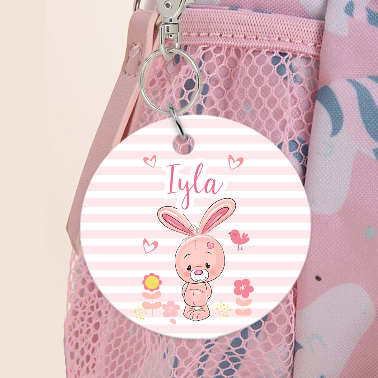 Bunny Rabbit Bag Tag