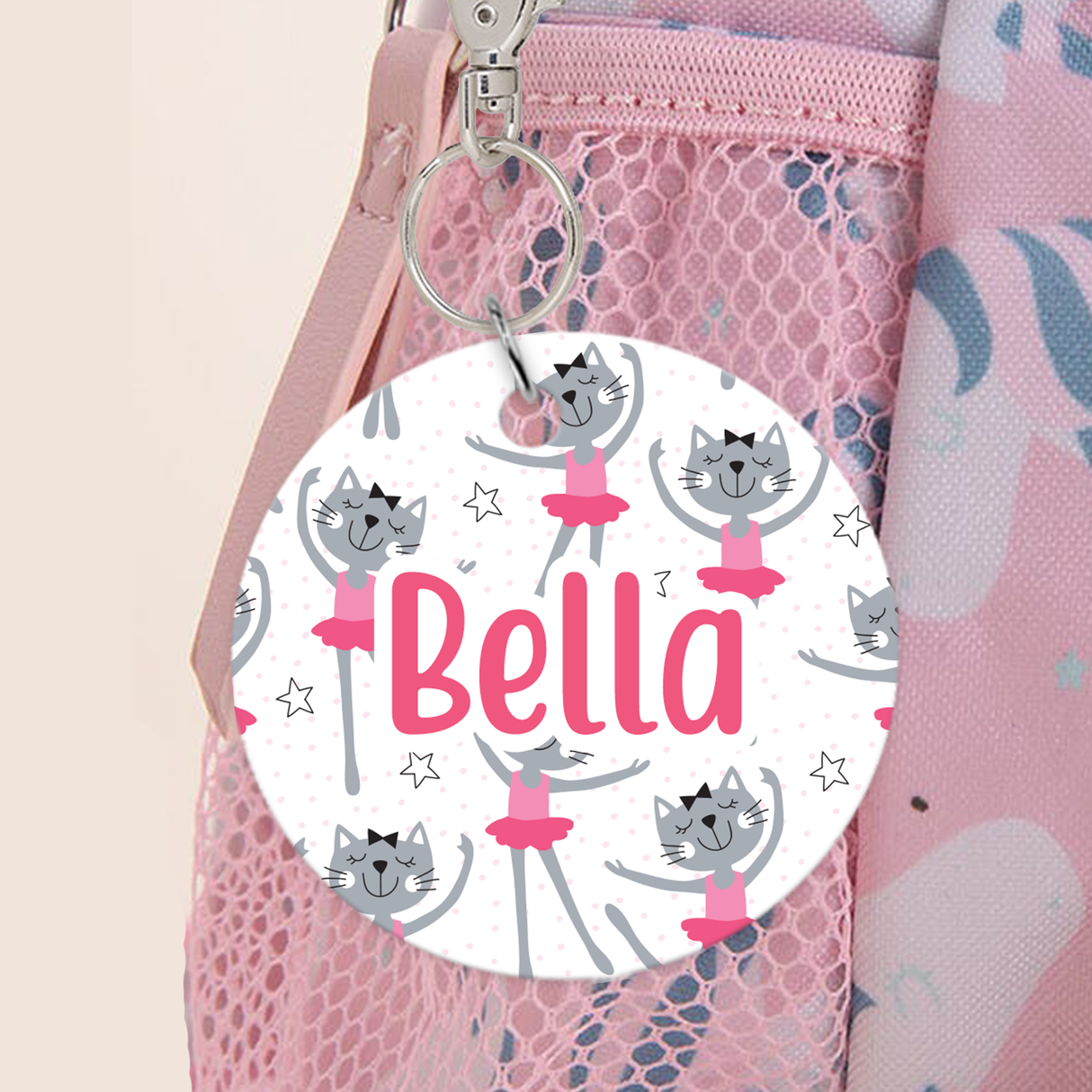 Ballerina Cat Bag Tag