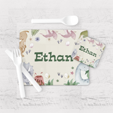 Dinosaur Placemat & Coaster