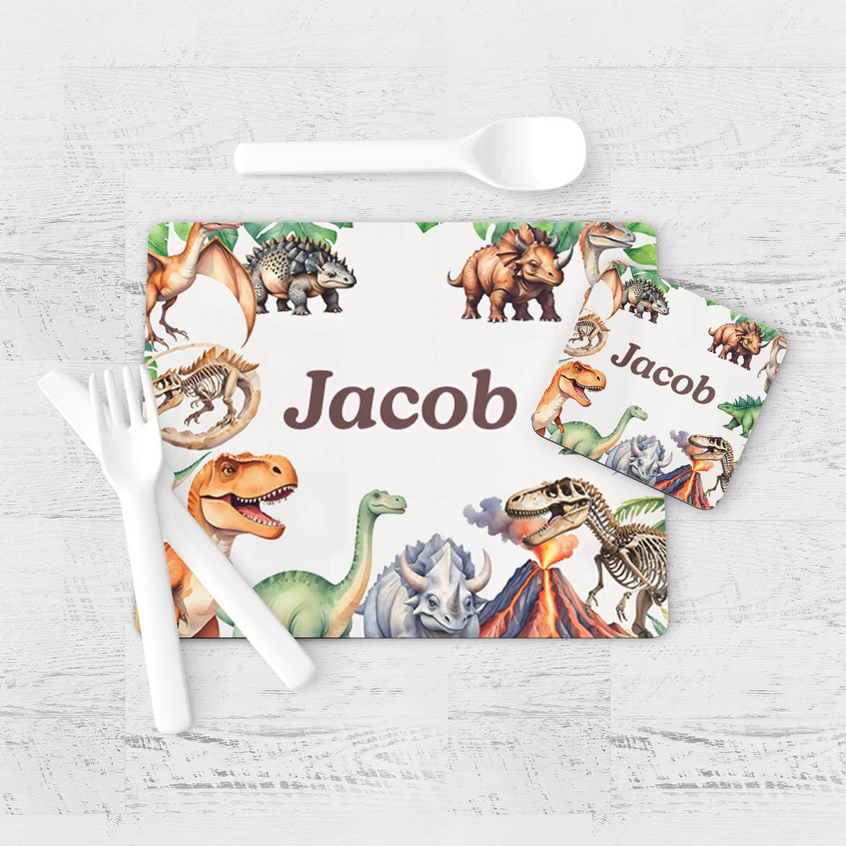 Dinosaur Placemat & Coaster