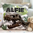 Personalised Dinosaur Cushion - Kids Custom Pillow
