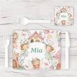 Personalised Fairy Garden Placemat & Coaster