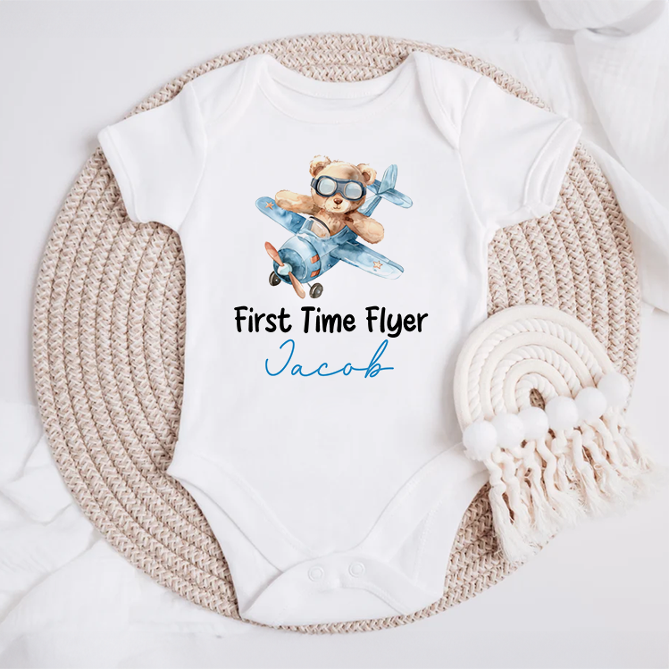 First Time Flyer Baby Grow
