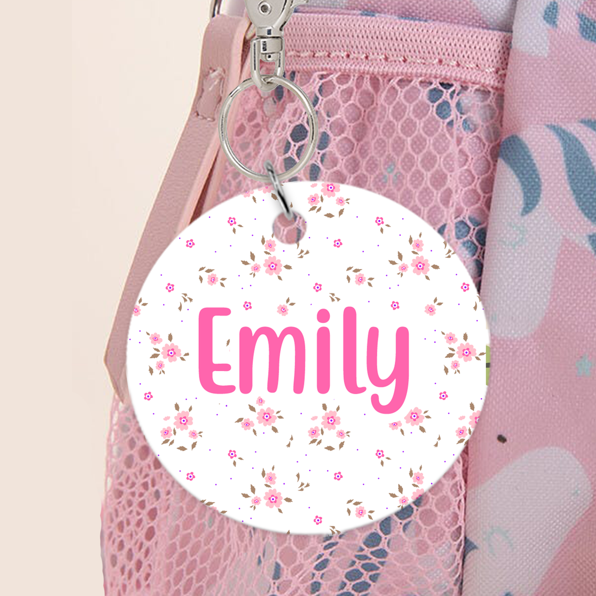 Flower Power Bag Tag