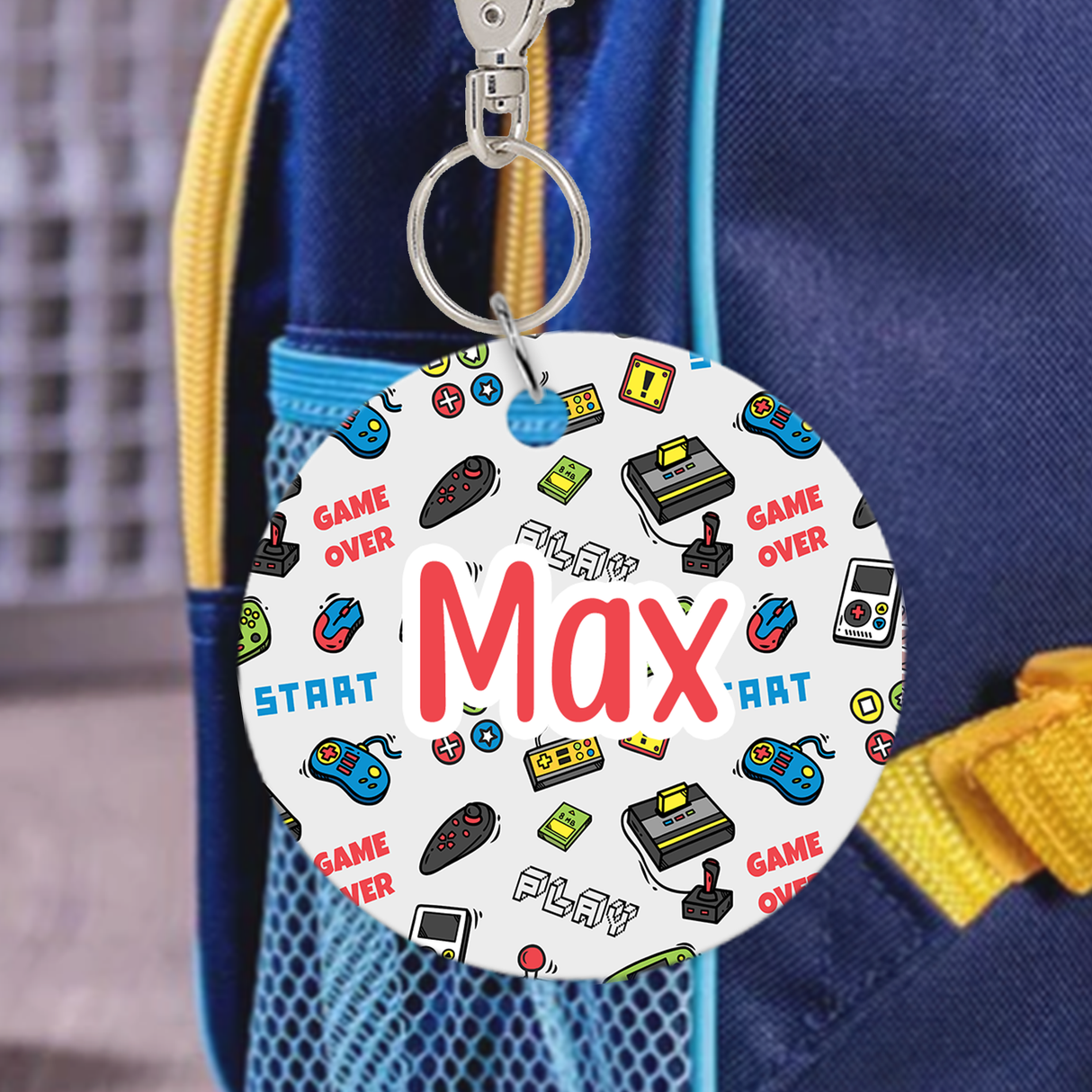 Level Up Gamer Bag Tag