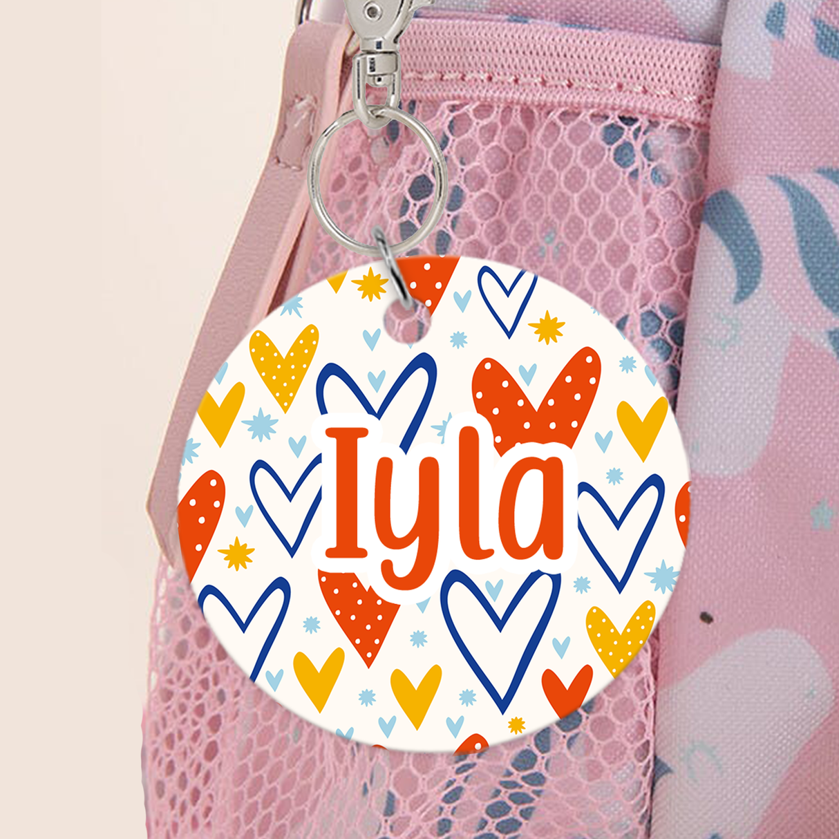 Love Hearts Bag Tag