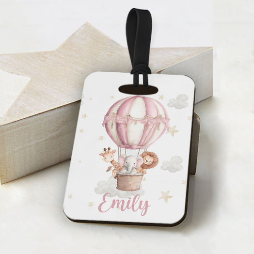 Hot Air Balloon Girls Luggage Tag