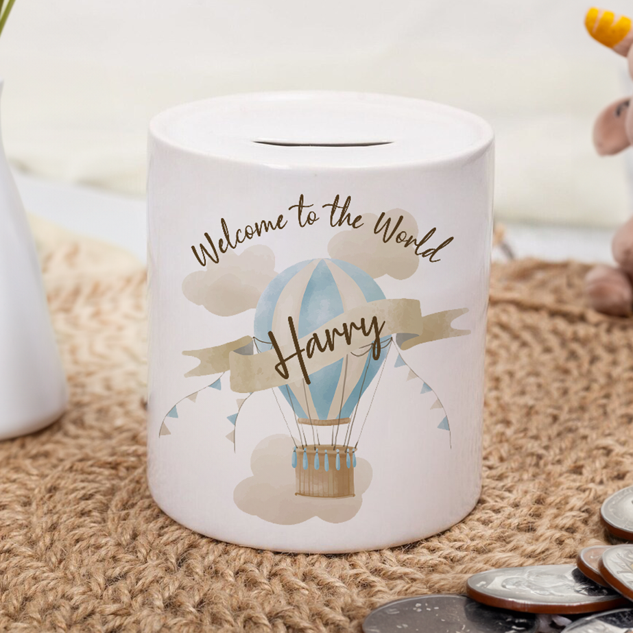 Welcome To The World Boys Money Box
