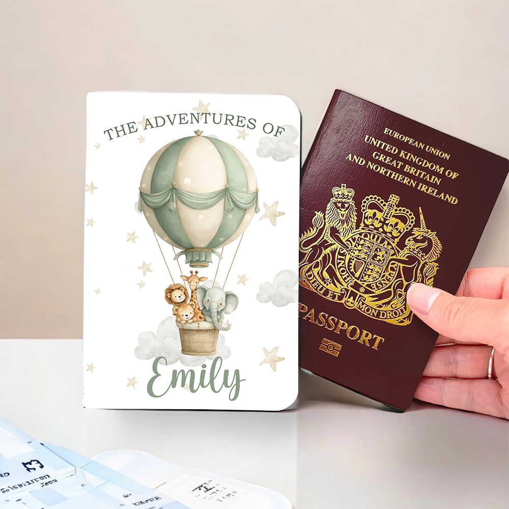 Hot Air Balloon Passport Holder