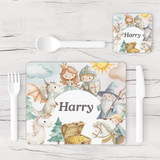 Personalised Magical Kingdom Placemat & Coaster