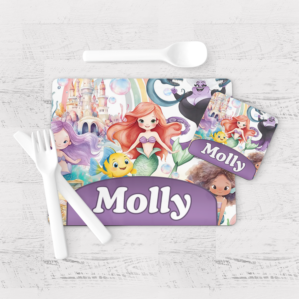 Mermaid Placemat & Coaster