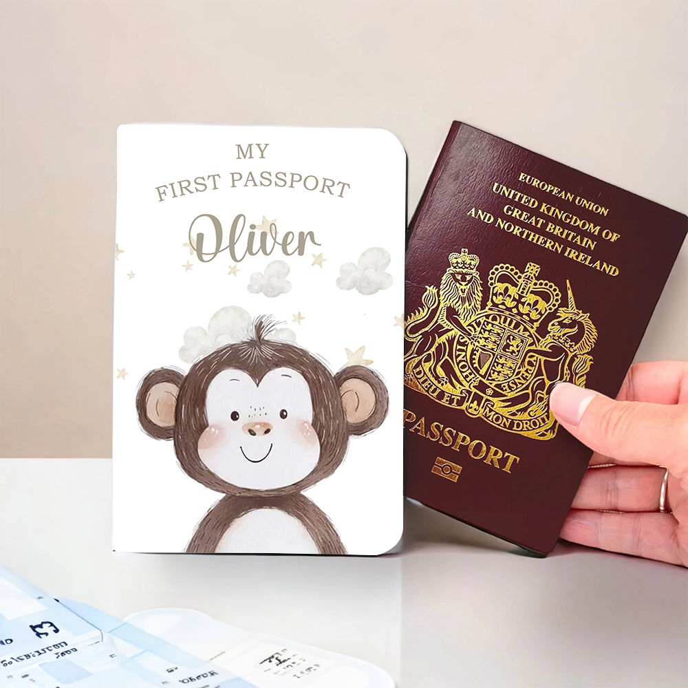 Baby Monkey Passport Holder