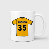 Football Shirt Mug (White)