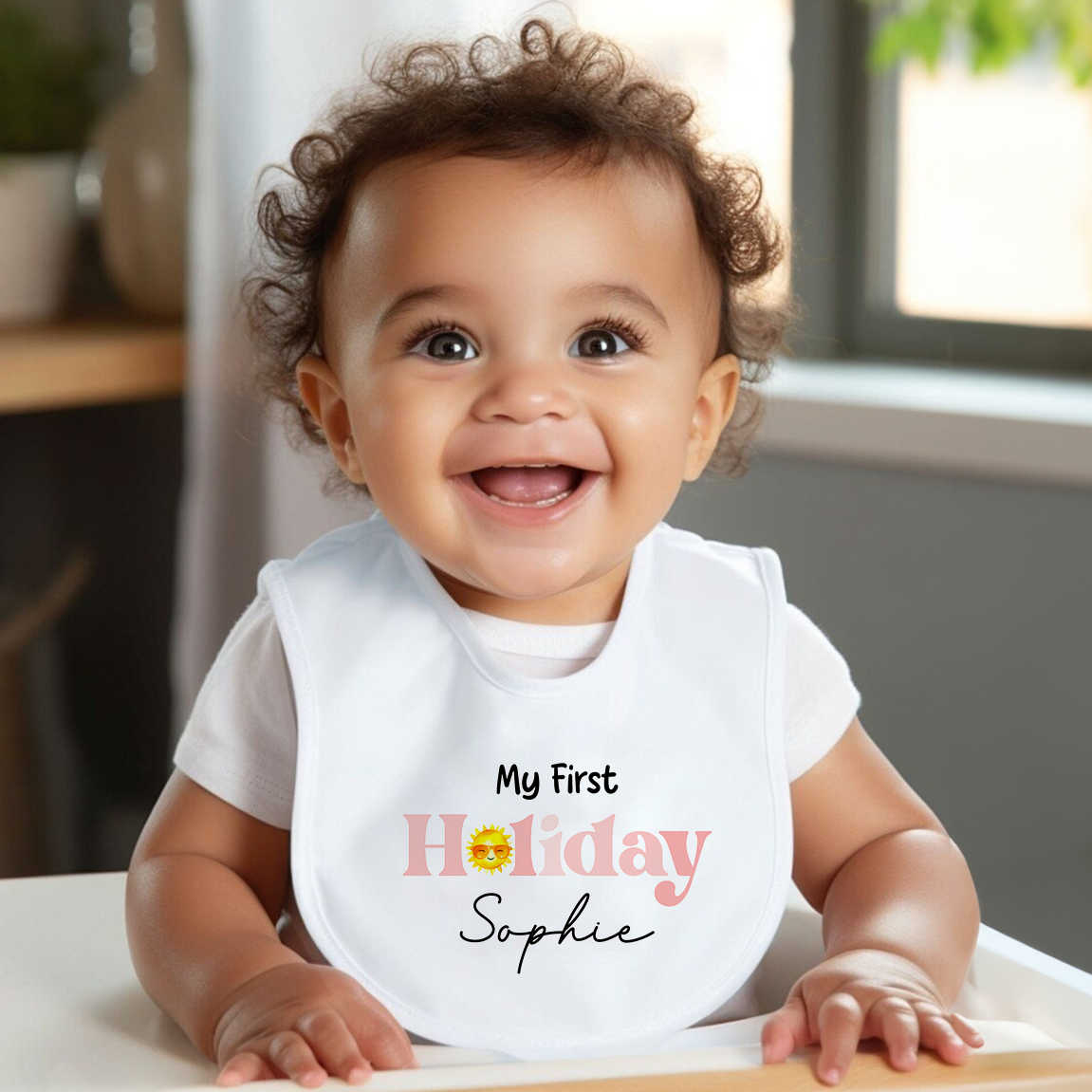 My First Holiday Baby Bib