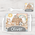 Personalised Noah's Ark Placemat & Coaster