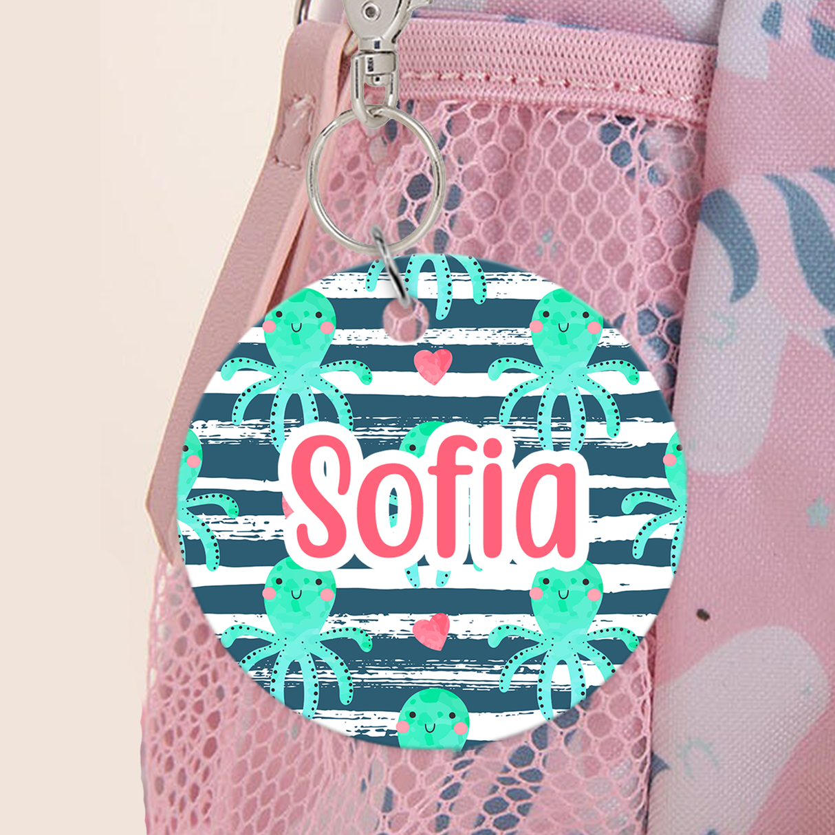 Octopus Bag Tag
