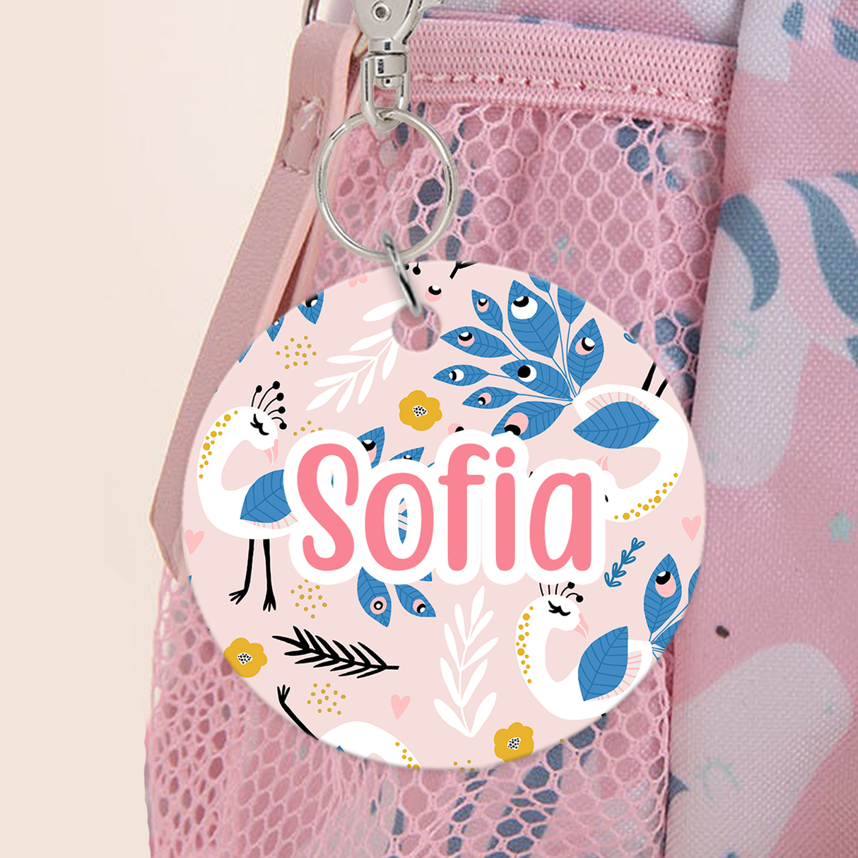 Peacock Paradise Bag Tag