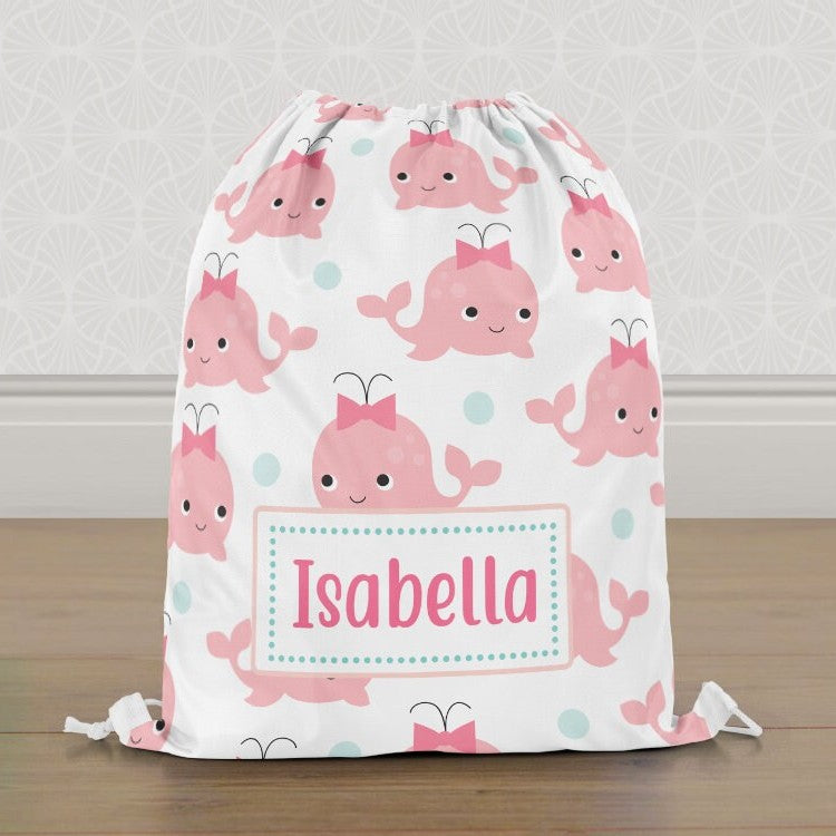 Pink Whale PE Bag